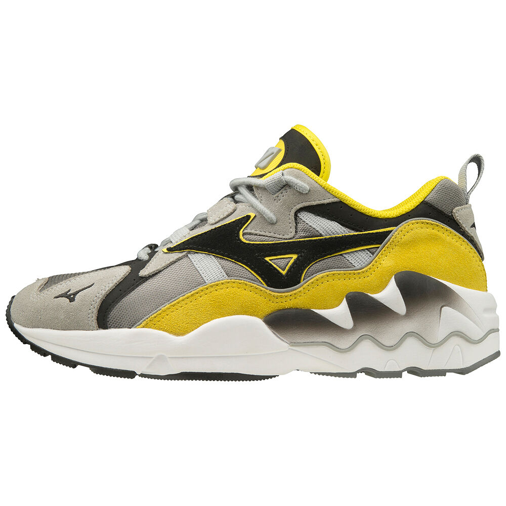 Mens Mizuno WAVE RIDER 1 S Trainers Grey/Black Philippines (MUTRDW934)